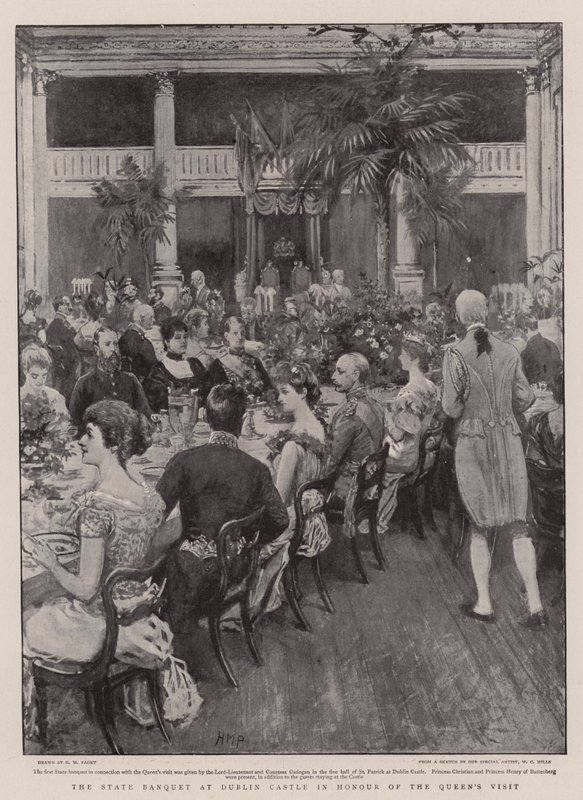 The State Banquet at Dublin Castle in Honour of the Queen