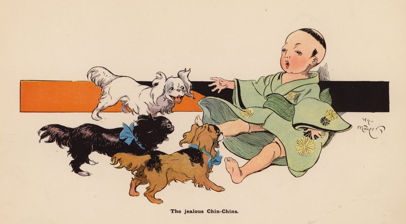Illustration for The Adventures of a Japanese Doll by Henry Mayer