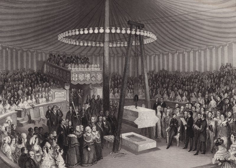 Ceremony of laying the first stone of the New Royal Exchange by Albert, Prince Consort, City of London by Henry Melville