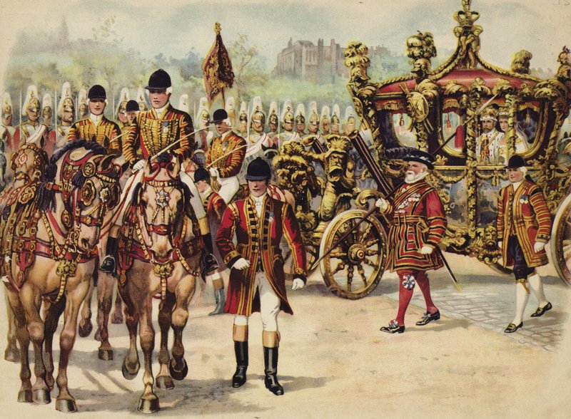 Coronation Procession of King George V, 22 June 1911 by Henry Payne
