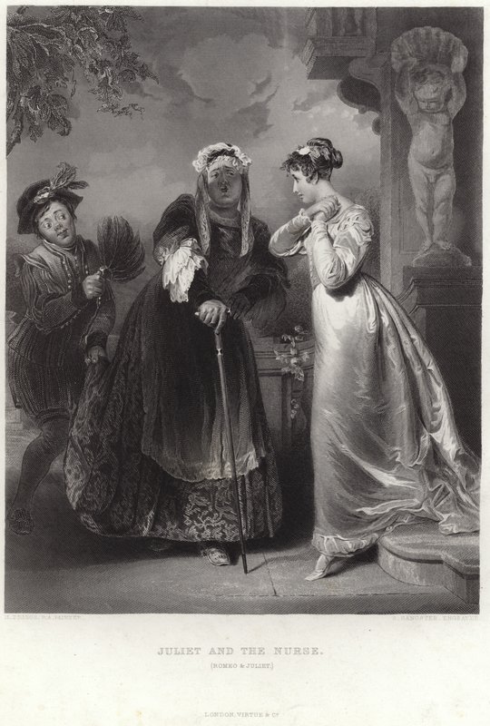 Juliet and the Nurse by Henry Perronet Briggs