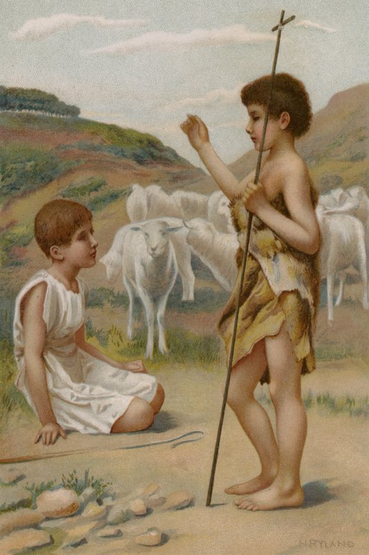 St John The Baptist by Henry Ryland
