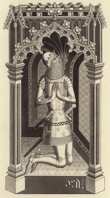 The Black Prince, about 1355, from St Stephen