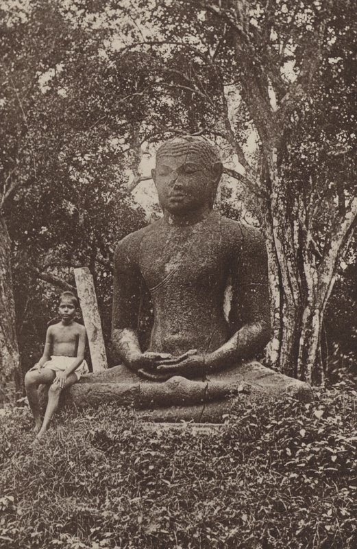Ruined Cities of Ceylon: Monolithic Statue of Buddha by Henry W. Cave