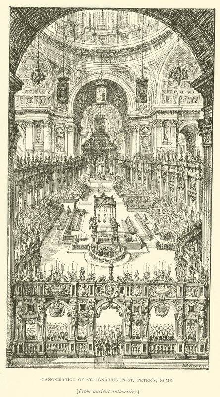 Canonisation of St Ignatius in St Peter