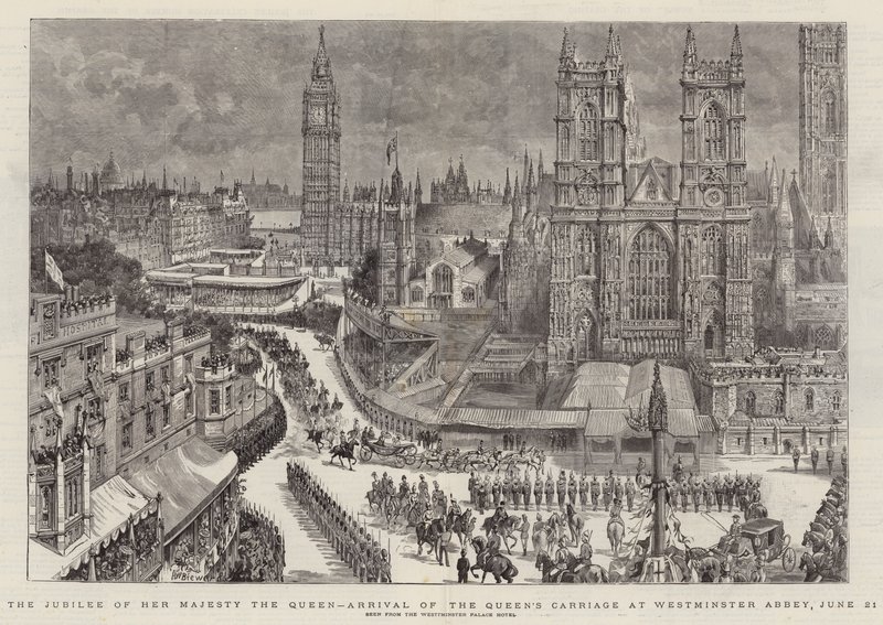 The Jubilee of Her Majesty the Queen, Arrival of the Queen