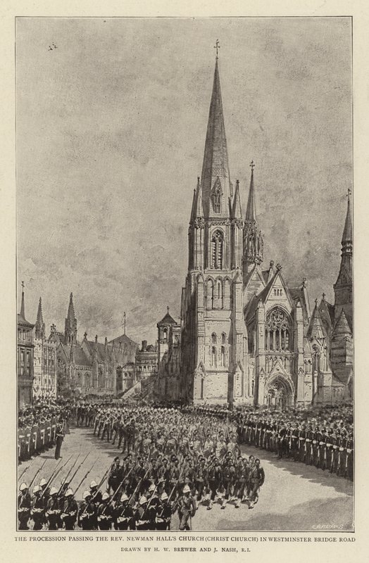 The Procession Passing the Reverend Newman Hall