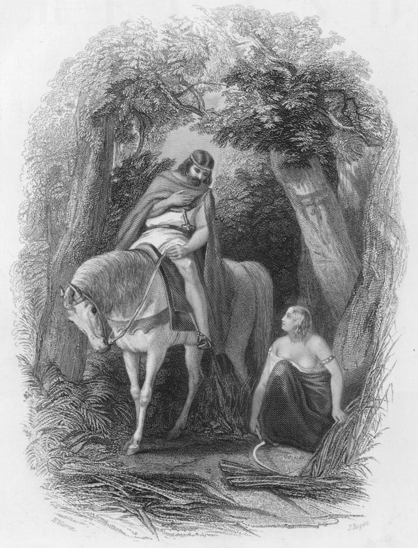 Cormac, High King of Ireland, and Eithne Taebfada by Henry after Warren