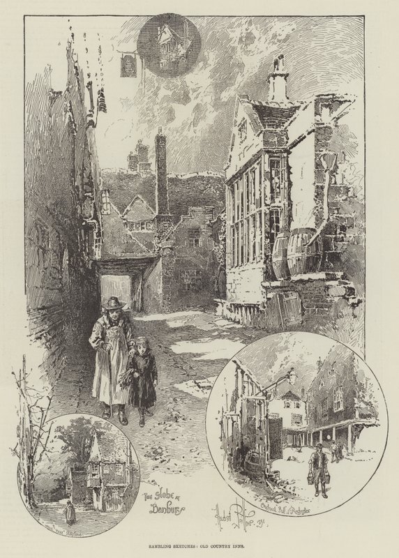 Rambling Sketches, Old Country Inns by Herbert Railton