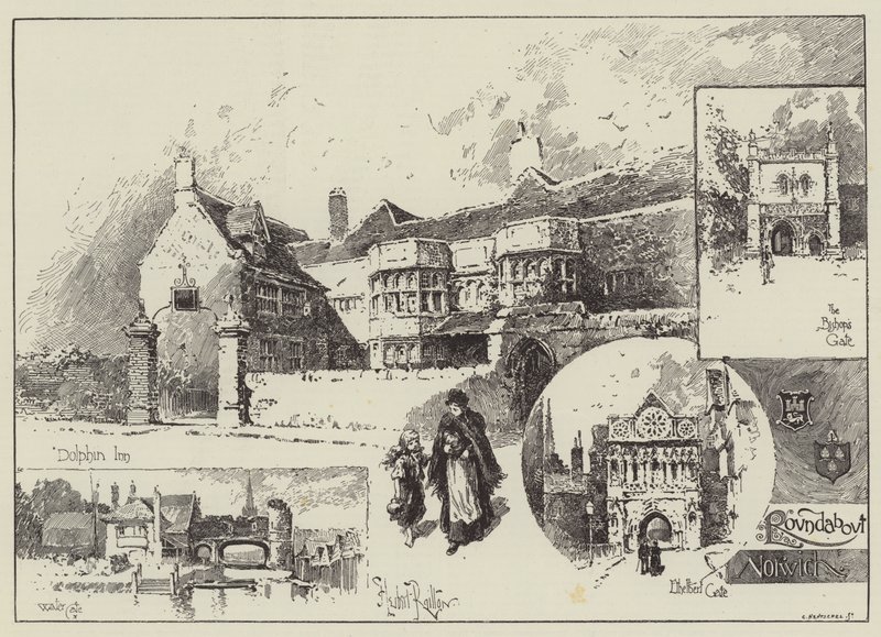 Round about Norwich by Herbert Railton