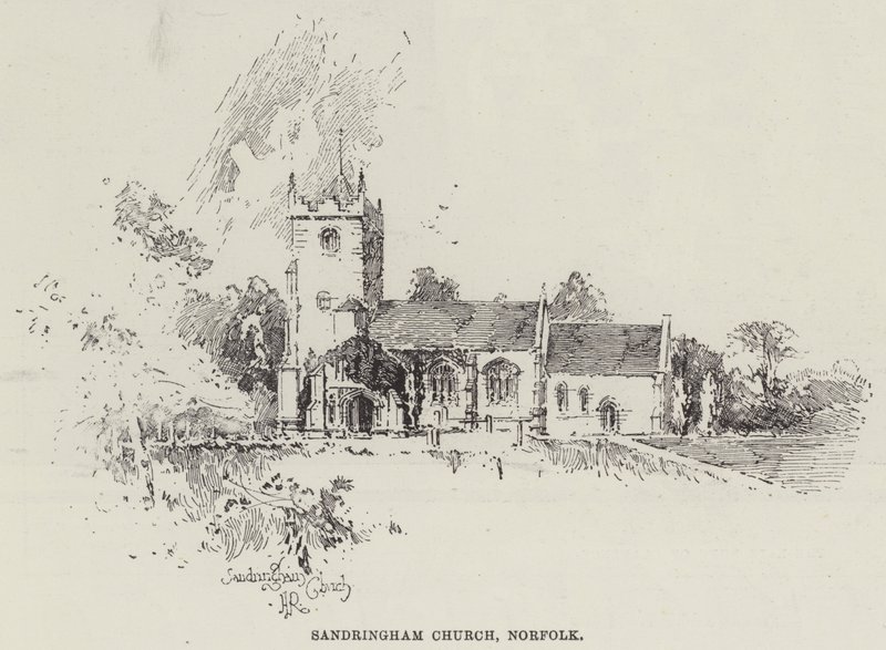 Sandringham Church, Norfolk by Herbert Railton