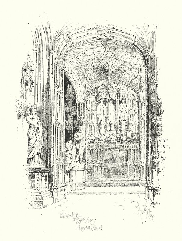 Fan Vaulting in South Aisle of Henry VII