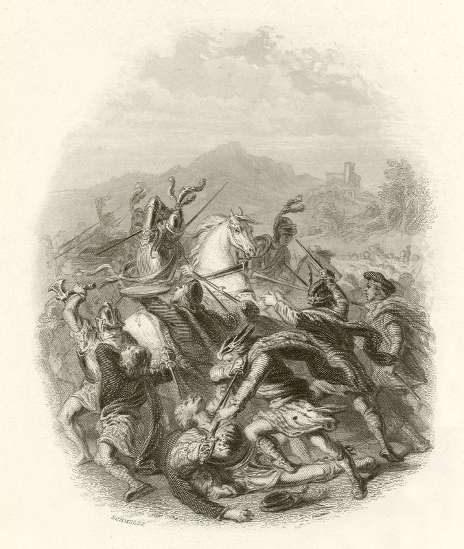 Battle of Flodden by Herbert Gustave Schmalz