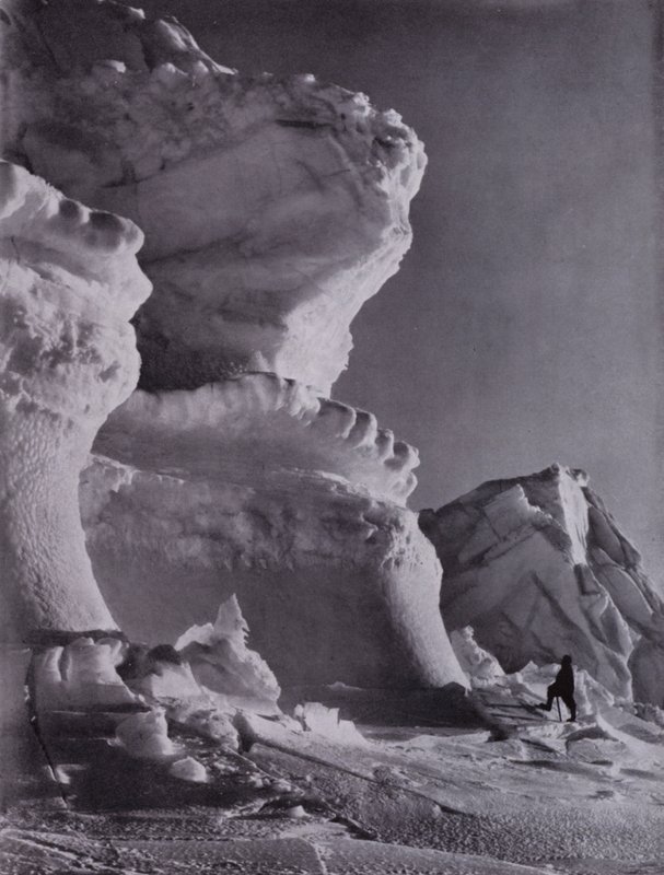 Ice Bastions of the Castle Berg by Herbert Ponting
