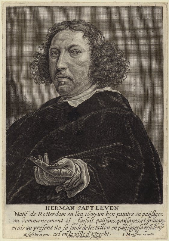 Portrait of Herman Saftleven the Younger by Herman the Younger Saftleven