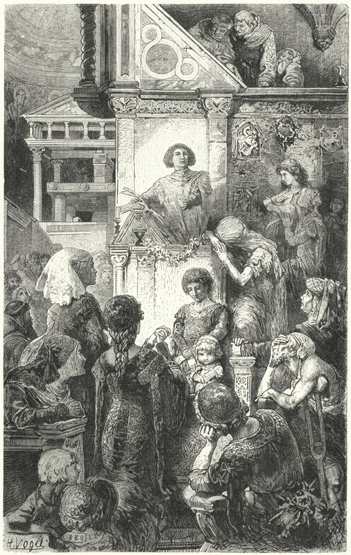 Giovanni Boccaccio Reciting Dante