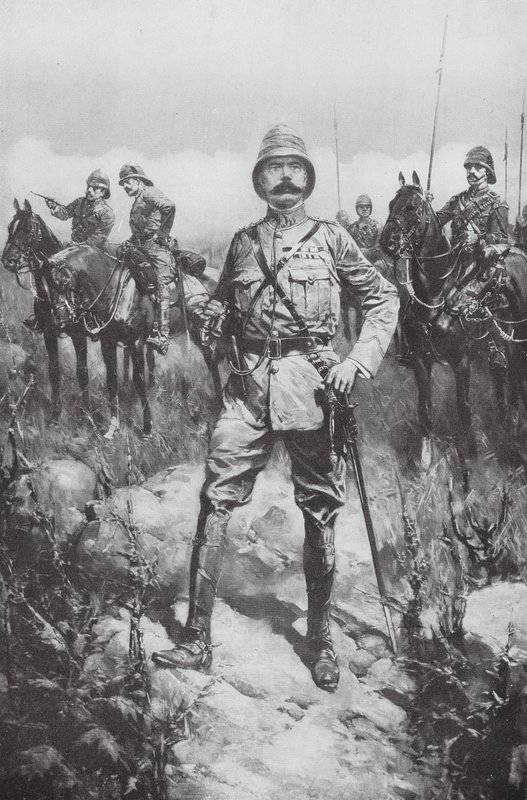 Lord Kitchener on the Veldt by Hermanus Willem (after) Koekkoek