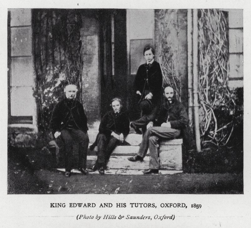 King Edward VII and his tutors at Oxford University by Hills and Saunders