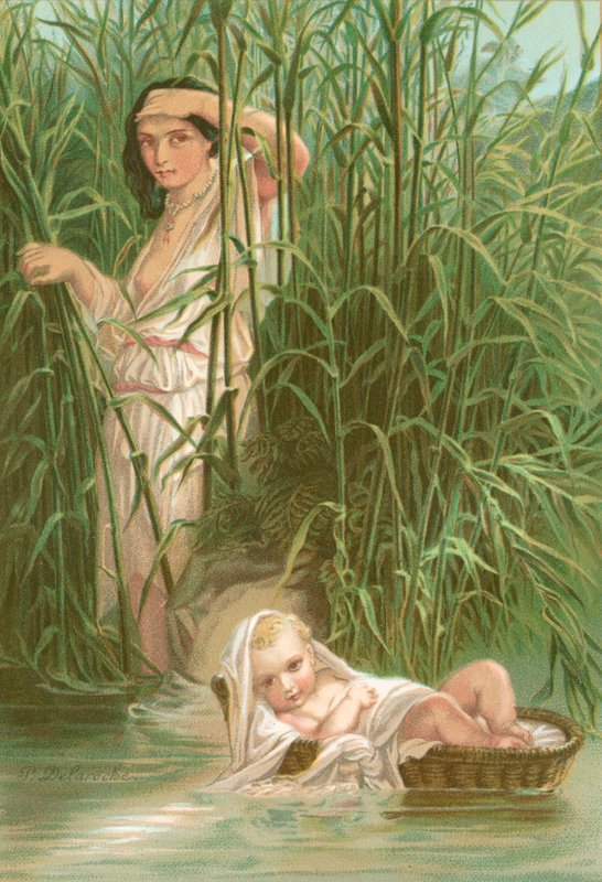 Miriam and Moses by Hippolyte Delaroche