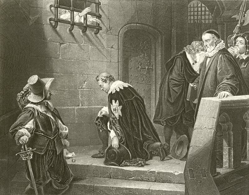 The Earl of Strafford Going to Execution by Hippolyte Delaroche