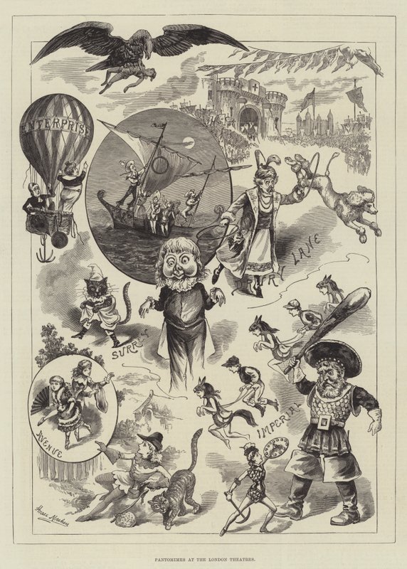 Pantomimes at the London Theatres by Horace Morehen