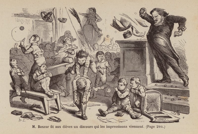 Illustration for Un Bon Petit Diable by Horace (after) Castelli