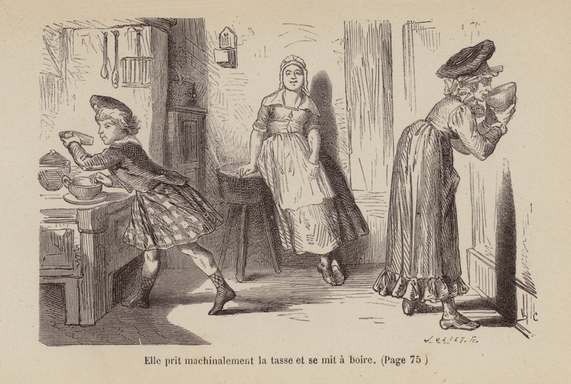 Illustration for Un Bon Petit Diable by Horace (after) Castelli
