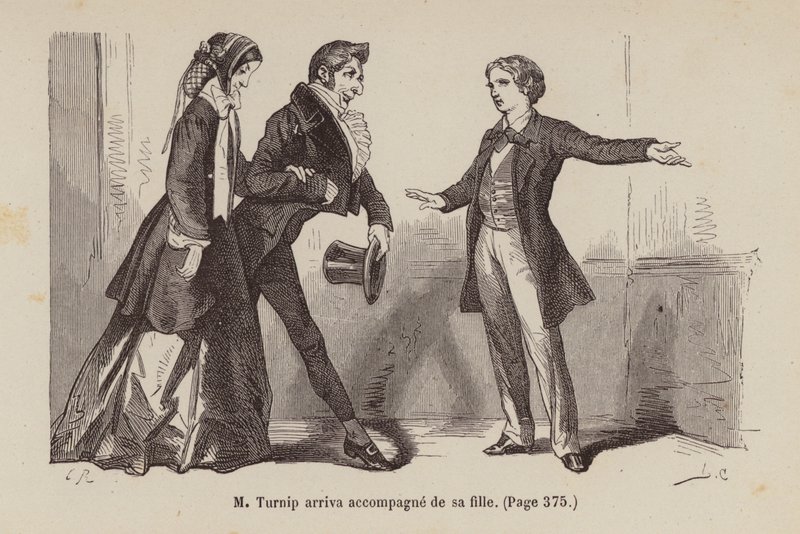 Illustration for Un Bon Petit Diable by Horace (after) Castelli