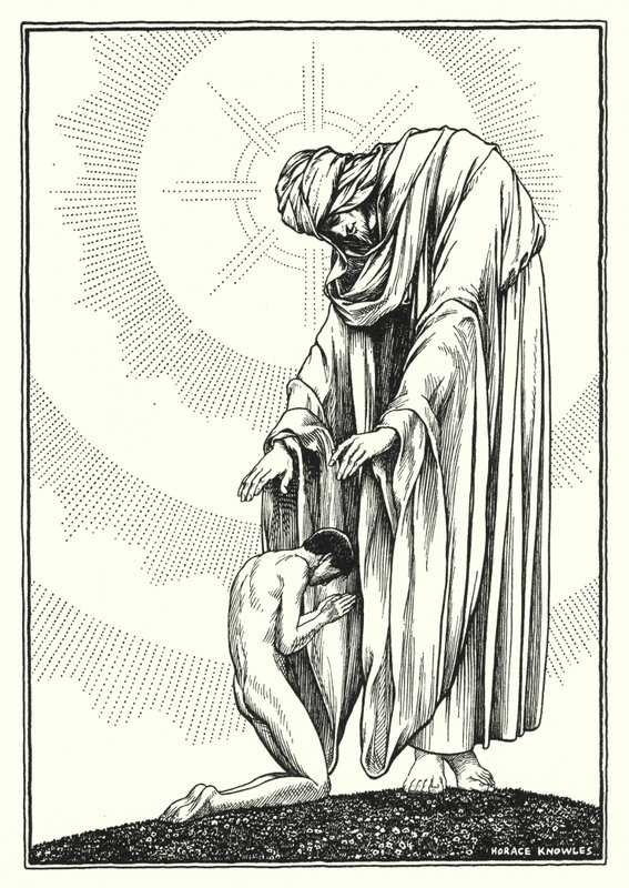 Illustration for The Sermon On The Mount by Horace J. Knowles