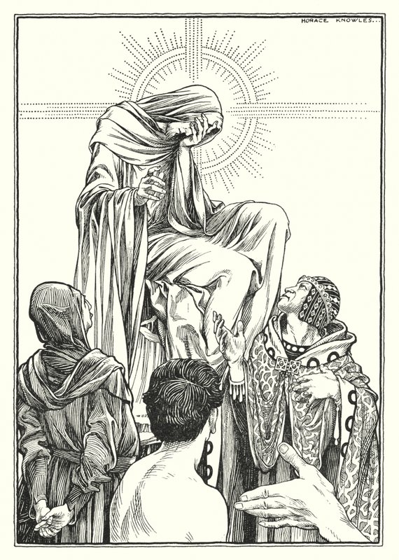 Illustration for The Sermon On The Mount by Horace J. Knowles