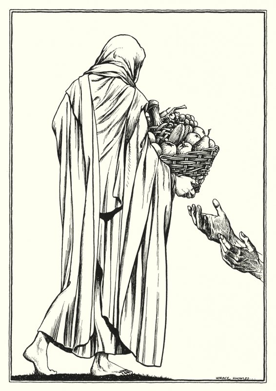 Illustration for The Sermon On The Mount by Horace J. Knowles