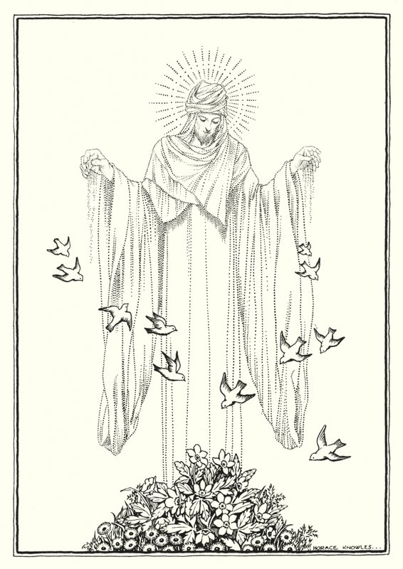 Illustration for The Sermon On The Mount by Horace J. Knowles