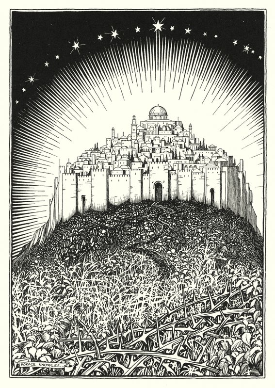 Illustration for The Sermon On The Mount by Horace J. Knowles