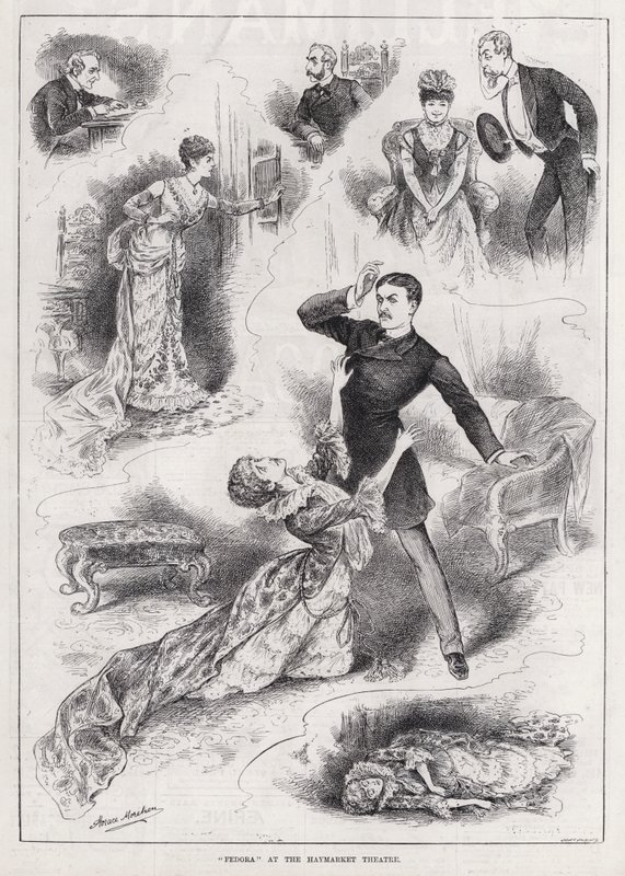 "Fedora" at the Haymarket Theatre by Horace Morehen