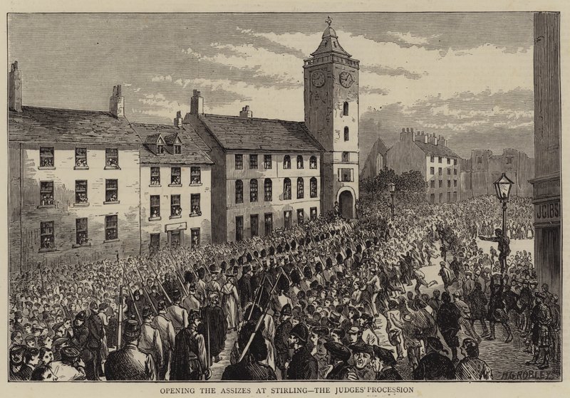 Opening the Assizes at Stirling, the Judges