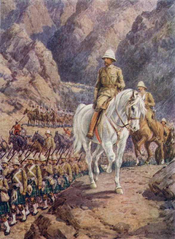 Lord Roberts, on the March to Kandahar by Howard Davie