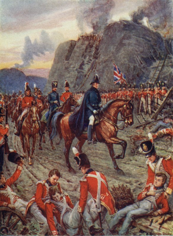 The Duke of Wellington, at the Siege of Badajos by Howard Davie
