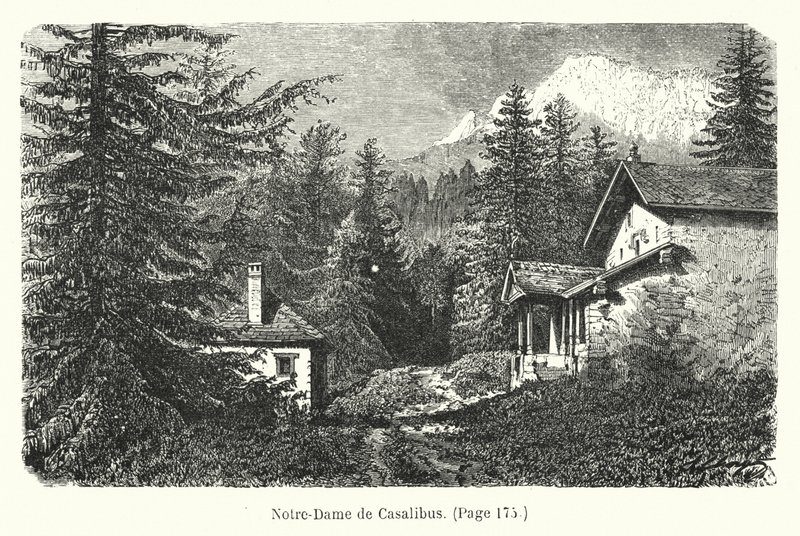 Illustration for Les Deux Robinsons de la Grande-Chartreuse by Hubert Clerget