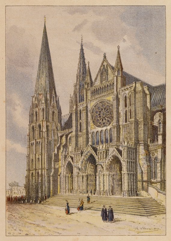 Notre-Dame De Chartres by Hubert Clerget