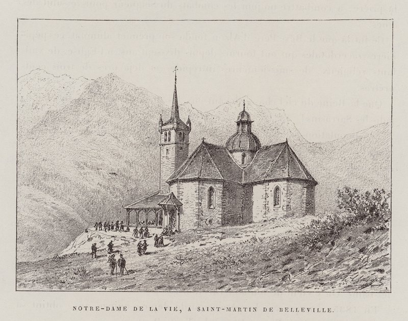 Notre-Dame De La Vie, A Saint-Martin De Belleville by Hubert Clerget