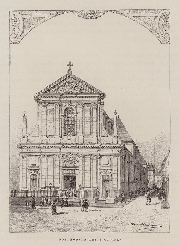 Notre-Dame Des Victoires by Hubert Clerget
