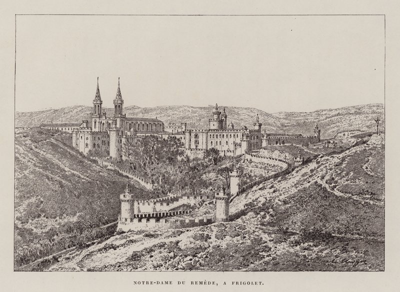 Notre-Dame Du Remede, A Frigolet by Hubert Clerget
