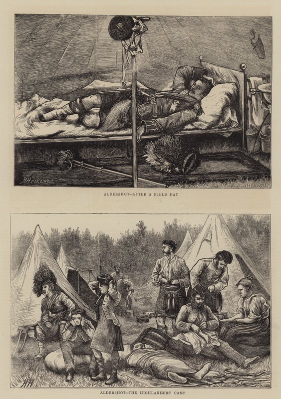 Aldershot, the Highlanders