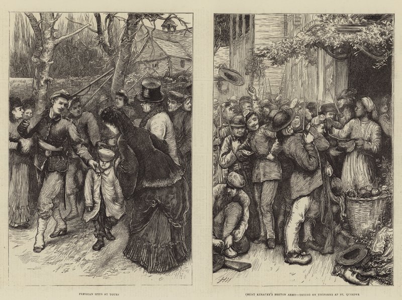Scenes in France by Hubert von Herkomer