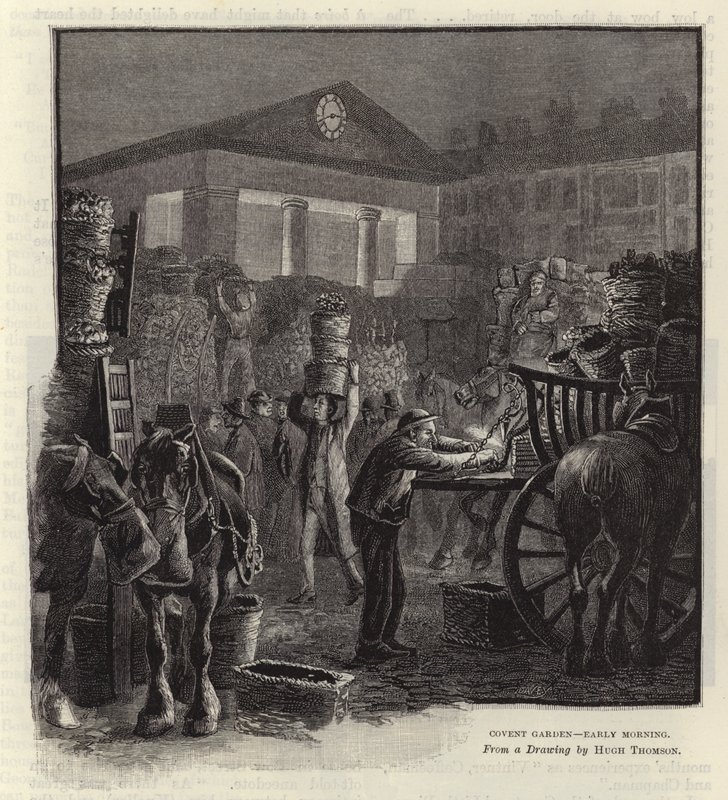 Covent Garden - Early Morning by Hugh Thomson
