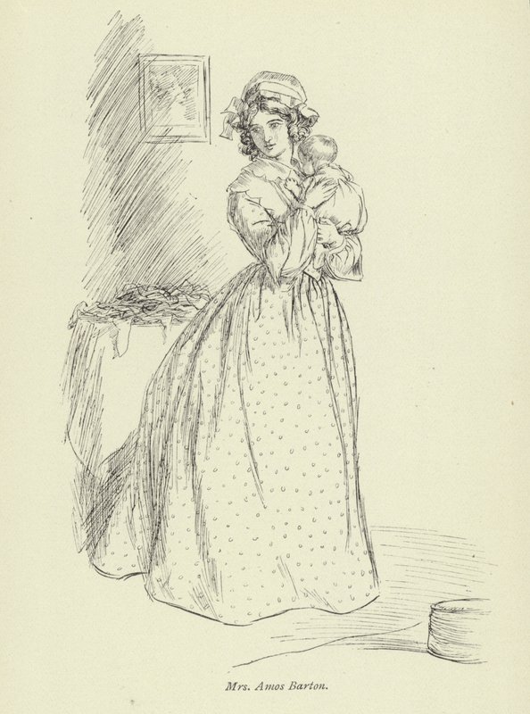 Illustration for Amos Barton by Hugh Thomson