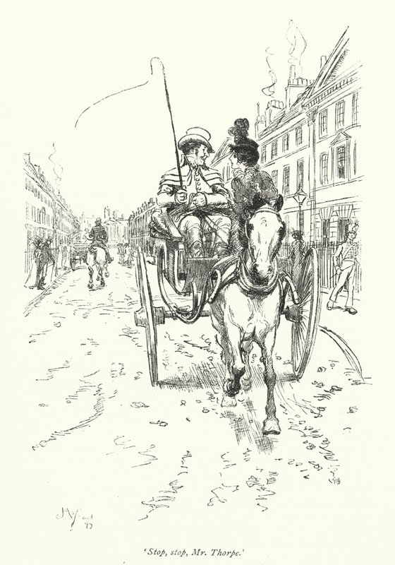 Illustration for Northanger Abbey by Jane Austen by Hugh Thomson