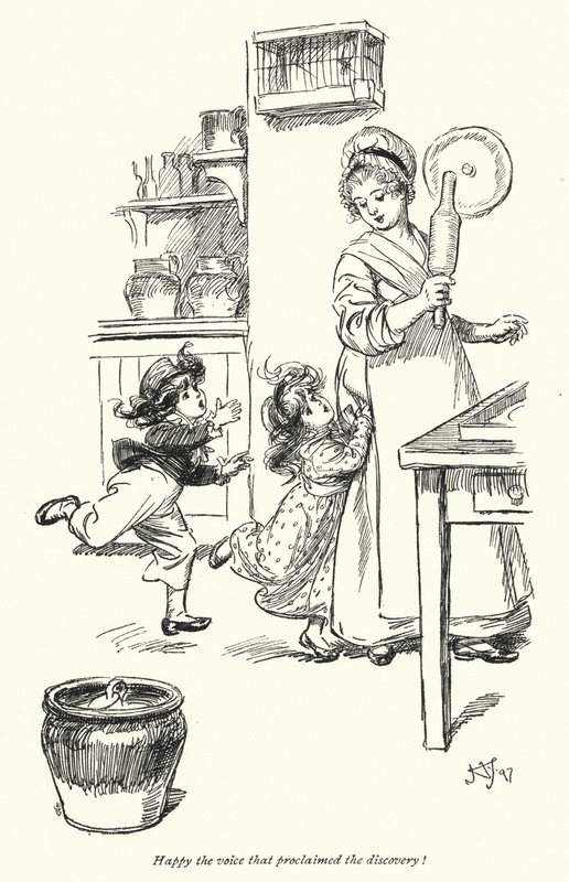 Illustration for Northanger Abbey by Jane Austen by Hugh Thomson
