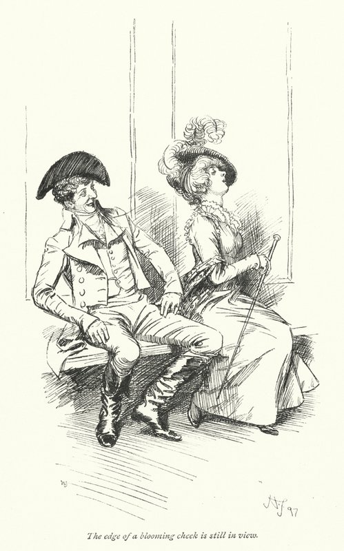 Illustration for Northanger Abbey by Jane Austen by Hugh Thomson