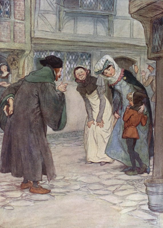 Illustration for The Merry Wives of Windsor by Hugh Thomson